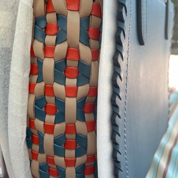 SOLD - Coach Troupe Tote with Weaving - Picture 9 of 12